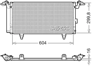 DCN36005 DENSO Skraplacz chłodnica klimatyzacji