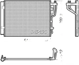 DCN41014 DENSO Skraplacz chłodnica klimatyzacji