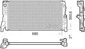 DRM05118 DENSO Chłodnica wody