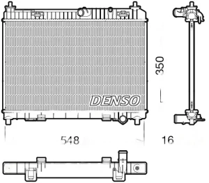 1.2 FORD KA+ III Chłodnica wody DENSO
