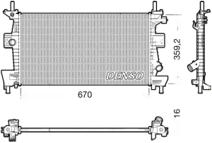 DRM10114 DENSO Chłodnica wody