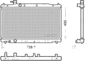 2.0 HONDA CR-V III Chłodnica wody DENSO
