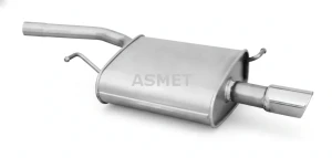 2.0 FSI, 2.0 AUDI A4 B6 Tłumik końcowy ASMET