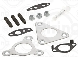 2.2 dCi NISSAN ALMERA II Zestaw montażowy turbosprężarki ELRING