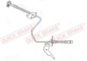 Przewód hamulcowy elastyczny OPEL MERIVA B QUICK BRAKE