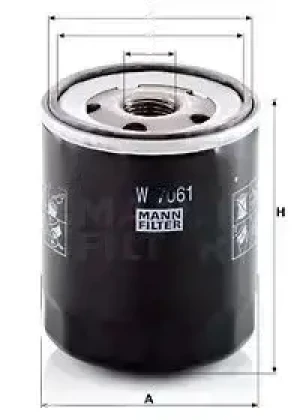 Filtr oleju MAZDA 3 IV MANN-FILTER