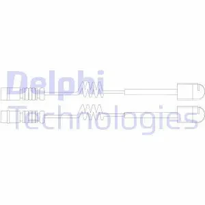 Czujnik zużycia klocków przód tył MERCEDES-BENZ SPRINTER B901, B902 DELPHI