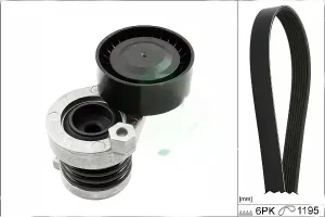 1.5 dCi Mehrrippiger keilriemen set DACIA DUSTER II INA