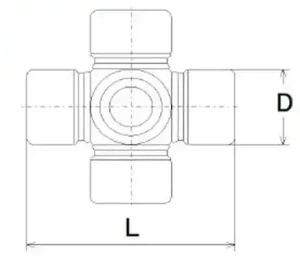 U 125 SPIDAN Antriebswellengelenk