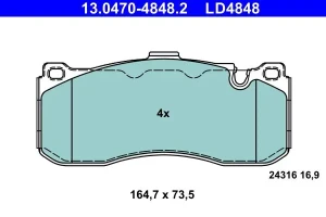 Klocki hamulcowe przód BMW 1 E87 ATE