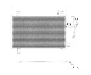 350361 NRF Skraplacz chłodnica klimatyzacji