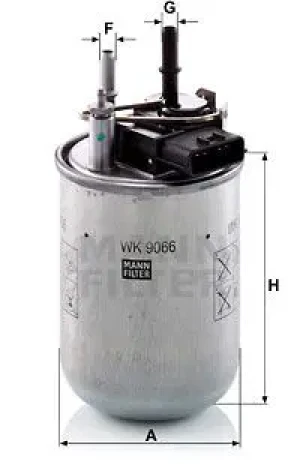 WK 9066 MANN-FILTER Filtr paliwa