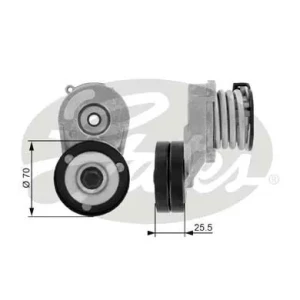 1.7 DI, 1.7 DTI Napinacz paska klinowego wielorowkowego OPEL CORSA C GATES