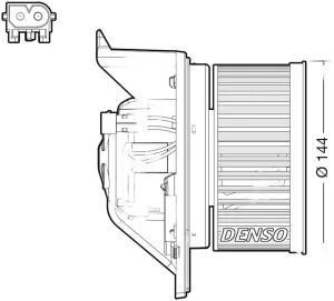Dmuchawa wentylator nawiewu MINI MINI R56 II DENSO