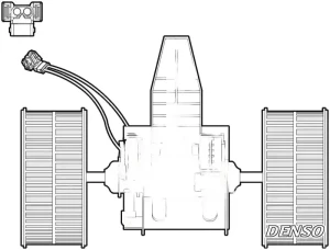 Dmuchawa wentylator nawiewu ALPINA B5 E61 DENSO