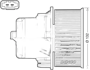 Dmuchawa wentylator nawiewu LAND ROVER RANGE ROVER EVOQUE II DENSO