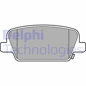 LP3554 DELPHI Klocki hamulcowe tył