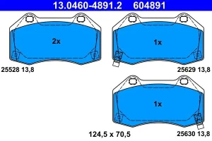 Klocki hamulcowe przód MAZDA MX-5 IV ATE