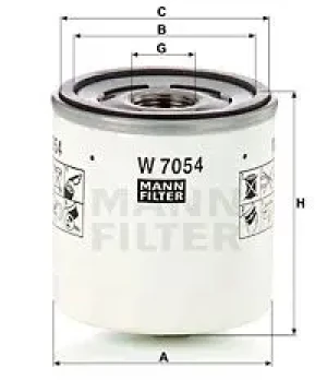 Filtr oleju FORD GALAXY III MANN-FILTER