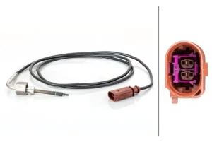 5.0 R50, 5.0 V10 VW TOUAREG I Czujnik temperatury spalin HELLA