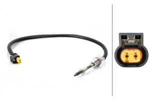 E 220, E 200 MERCEDES-BENZ KLASA E S211 Czujnik temperatury spalin HELLA