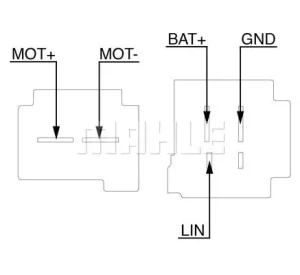 Rezystor regulator dmuchawy BMW 1 F21 MAHLE