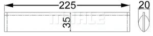 Osuszacz klimatyzacji RENAULT MASTER III MAHLE