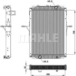 CR 2098 000P MAHLE Chłodnica wody