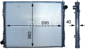 CR 916 000P MAHLE Chłodnica wody