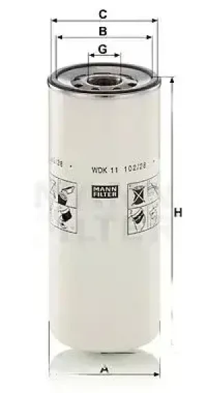7700 Filtr paliwa VOLVO 7700 MANN-FILTER