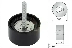 532 0869 10 INA Rullo cinghia trapezoidale