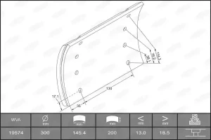 Zestaw szczęk hamulcowych OPEL ASTRA F BERAL