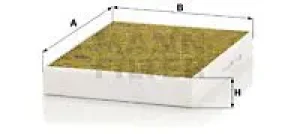 V12 Filtr kabinowy ROLLS-ROYCE GHOST II MANN-FILTER