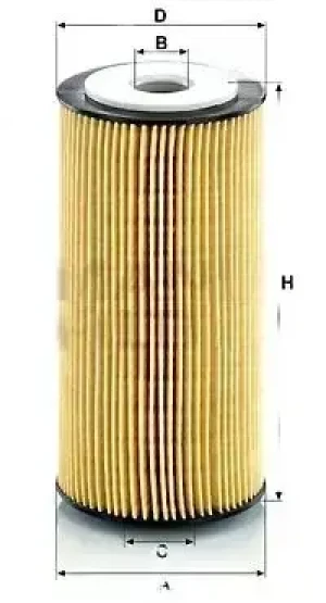 Filtr oleju h 11 006 z VOLVO 9500 MANN-FILTER