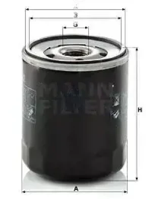 Filtr oleju SEAT TOLEDO IV MANN-FILTER