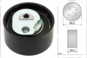 33S12,, 33S15,, 33S13,, 33S16,, 33S14,, 33S11, Zahnriemen-spannrolle IVECO DAILY VI INA