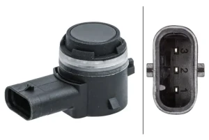 6PX 358 141-261 HELLA Czujnik parkowania cofania lakierowalny