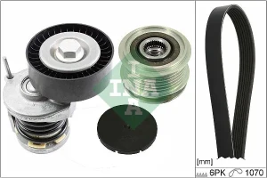 1.2 TDI, 1.6 TDI Zestaw paska klinowego wielorowkowego SKODA FABIA 2 INA