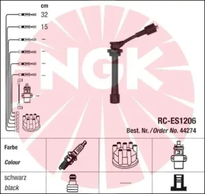 1.3 i, 1.3, 1.6 i SUZUKI BALENO I Przewody zapłonowe NGK