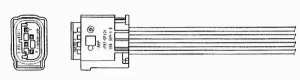 1.4 Sonda lambda diagnostyczna za katalizator ROVER STREETWISE NGK