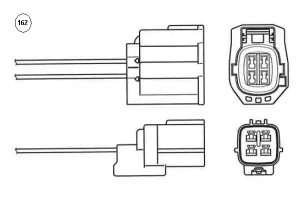 2.3, 1.8, 2.0 Sonda lambda regulacyjna przed katalizator MAZDA 6 I NGK