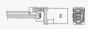 sonda lambda fiat sedici 1.6 96636 NGK