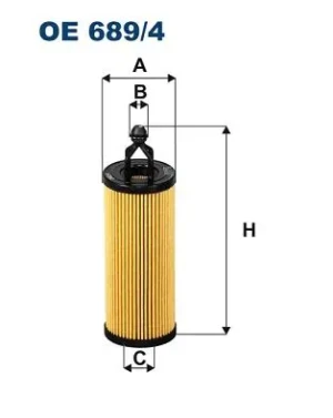OE 689/4 FILTRON Filtr oleju
