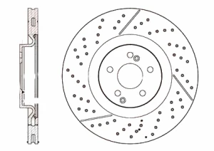 Tarcza hamulcowa tył MERCEDES-BENZ GLC X253 BREMBO