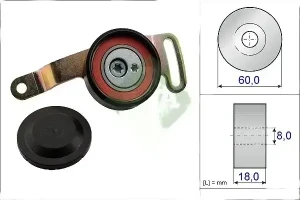 0.7, 0.8 CDI, 0.6 Napcz paska klinowego wielorowkowego SMART CITY-COUPE INA