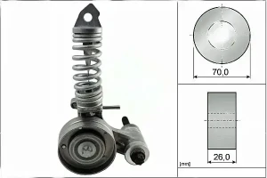 1.4 LPG, 1.4 (75) Tendicinghia multirighe OPEL MERIVA B INA