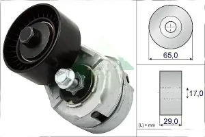 1.4 i.e., 1.6 i.e., 1.6 16V, 2.0 16V, 1.8 i.e. Tendicinghia multirighe ALFA ROMEO 146 INA