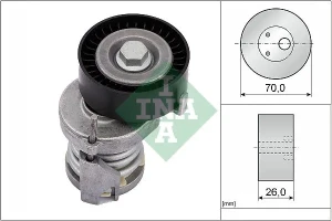 1.4 Napcz paska klinowego wielorowkowego VW GOLF 3 INA