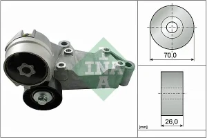 1.8, 1.8 TDCi, 1.8 DI Napcz paska klinowego wielorowkowego FORD FOCUS I INA