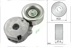 2.0 FWD, 2.0 4x4 Tendicinghia multirighe NISSAN X-TRAIL II INA